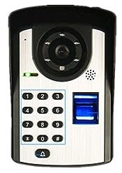 XAoSCd Videoportero con Timbre, Videoportero De Seguridad para El Hogar, Videoportero con Huella Dactilar, Cámara De 7 Pulgadas, Desbloqueo Remoto con Contraseña, Sistema De Co,UCYBO-813FD1CAM