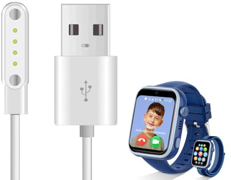 YLDMSDDB Compatible Pour Cable USB Compatible Pour Smartwatch AKUMAKA Montre Connectée Enfant T45