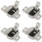 Replacement for Blum 110 Cabinet Hinges in Compact 33 Hinge, HYLEBOR 4Pack Hinges for Cabinet Doors to Replace Original Blum Cabinet Hinges (with Screws, Screwdriver, Without Mounting Plate)