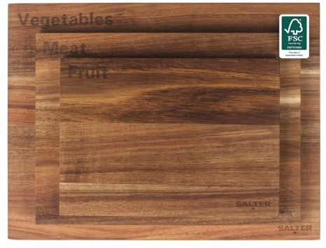 Salter Schneidebrett-Set aus Akazienholz, 3-teilig, FSC®-Certified