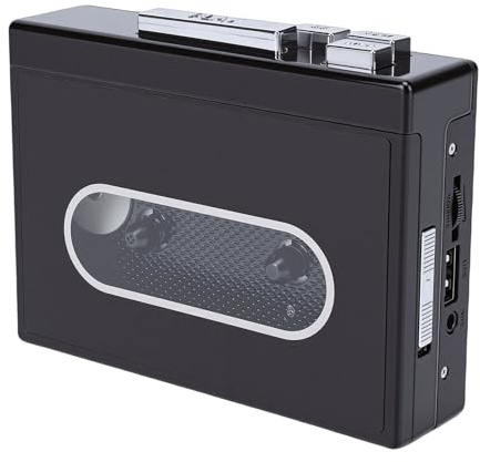Generic Lecteur de Conversion de Cassette en MP3 Polyvalent pour Les Amateurs de Musique Ancienne, Parfait pour Les Parcs, Prise AUX 3,5 Mm