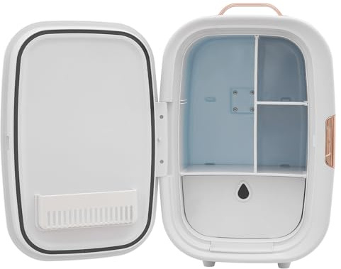 XIAYUHE Frigorífico cosmético 12 L, frigorífico de maquillaje 12 V/220 V, silencioso