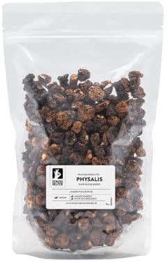 Bremer Gewürzhandel Physalis, getrocknet, ganz, Trockenfrüchte ohne Zuckerzusatz & ungeschwefelt, 600g