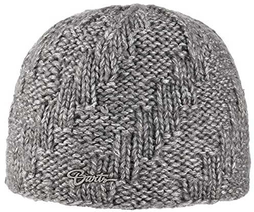 Barts Glitz Damen Beanie Mütze Damenmütze Beaniemütze Wintermütze Strickmütze Beanie Wintermütze (One Size - grau)