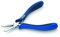 Snipe Nose Pliers 5.3/8'' | schmitz 4206HS22 | bent near tip, long and serrated jaws | ESD Safe - Dissipative | Hightech tool for professionals | Made in Germany - Solingen