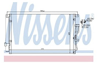 Nissens 940210 Kondensator, Klimaanlage