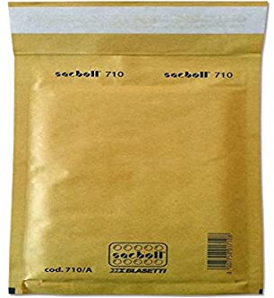 BLASETTI - Buste Postali Imbottite SACBOLL CD - Autosigillante 10 Pezzi da 20x22 cm - Buste Imbottite per Spedizione - Sacchetti con Pluriball Ideali per Spedire e Proteggere Oggetti