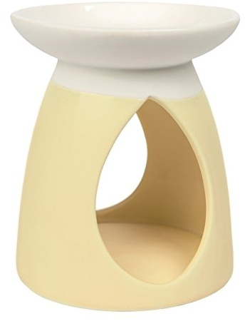 Yankee Candle Pastel Hues Ceramic Wax Melt Warmer-Yellow, 11x10.8x13.2 cm