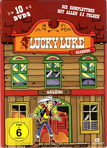 Lucky Luke Classics Komplettbox , Alle 52 Folgen Der Original Comicverfilmungen Auf 10 DVD's