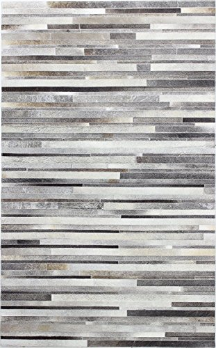 Vip-leather NEU KUHFELL Patchwork Teppich (240 cm x 300 cm)