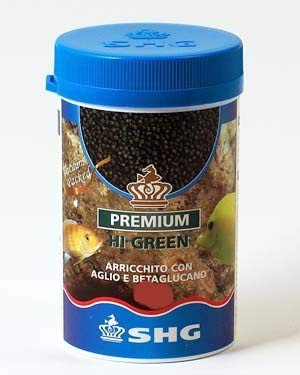 SHG Hi Green 125 g pflanzliches Granulat für Aquarium