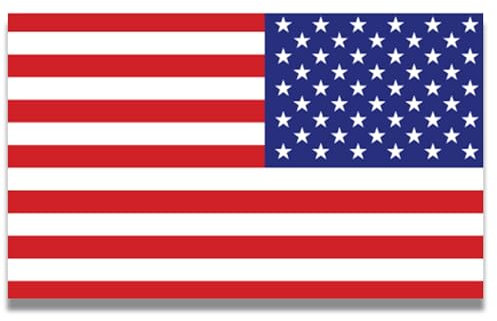 Magnet Me Up Reversed American Flag Magnet Decal, 3x5 Inches, Red White and Blue, Heavy Duty for Car Truck SUV