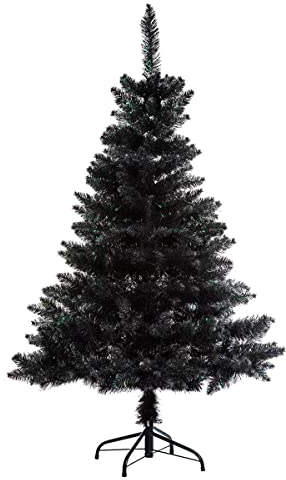 Feeric Lights et Christmas - Sapin Blooming Noir 150 cm