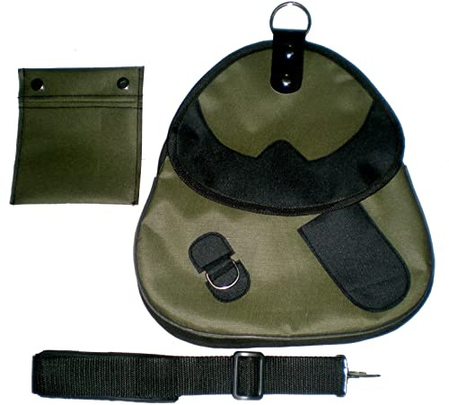 Altawash Falknerei Codura Tasche Jagdtasche Verstellbarer Gurt & Fleischtasche D-Grün P-1725