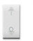 AVE 441010 INTERRUTTORE BIPOLARE SERIE DOMUS 1 MODULO 250V SISTEMA 44