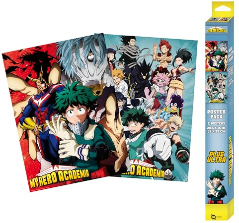 ABYSTYLE - My Hero Academia - Set 2 Chibi Posters - Artworks (52x38)