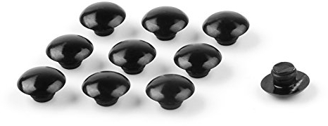 MAD HORNETS Universal Motorrad Innensechskantschraube Schraube Mutterkopf Abdeckkappe M10 10 mm, Schwarz