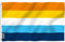 Anley Fly Breeze 3x5 Fuß Aroace Pride Flag - Lebendige Farbe und Lichtschutz - Canvas Header und Doppelnähte - Aromantic Asexual LGBT Flags Polyester mit Messingösen 3 X 5 Ft