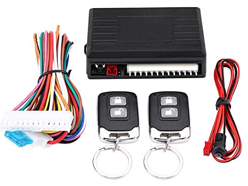 Aramox Kit d'Entrée Sans Clé Universel, Système de Verrouillage Centralisé avec Télécommande pour Voiture, Modèle LB-405/L237
