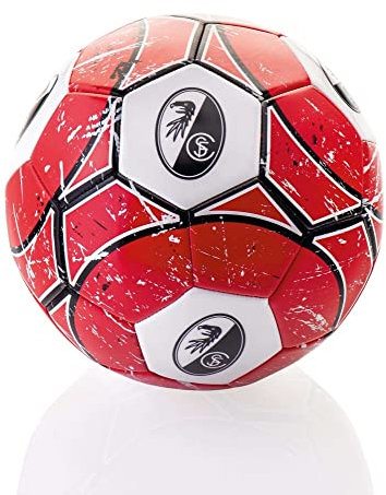 SC Freiburg Fußball Wappen Größe 5 rot-Weiss
