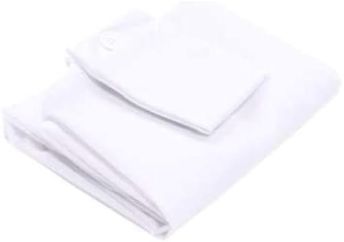 SnugStop Bett Kopfteil Keil Kissenbezug für Matratze Bett Keil Bett Lücke Füller Dreieck Kissen Lücke Füller zwischen Kopfteil und Matratze (Kissenbezug Cal King Weiß)