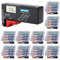GTIWUNG 1Pc Tester Batteria Digitale LCD, Tester per Batterie, Tester Pile BT-168D, Tester Tensione Batteria Universale per AA/AAA/C/D-1.5V, PP3-9V e Batterie a Bottone, 10Pcs Contenitore Batterie