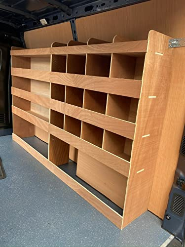 Fully Assembled Van Shelving Racking to fit Renault Master MWB L2 Plywood System Tool Storage Unit UK