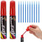 Comioke Retouche Peinture Voiture, Peinture de Voiture Retouche de Stylo, Peinture de Voiture Retouche de Stylo Réparation Rayures, Peinture de Voiture Retouche de Stylo Réparation (Rouge)