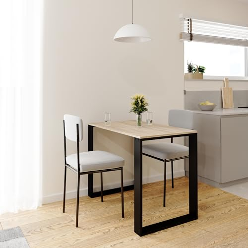 AKKE Esstisch Küchentisch Esszimmertisch Sonoma 80x60cm