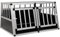 INLIFE Hundetransportbox mit Doppeltür 89 x 69 x 50 cm,14,05 KG,170667