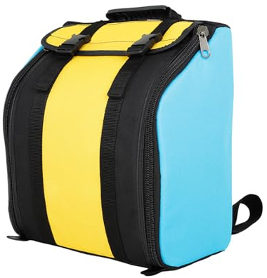 SELiLe Akkordeon-Gig-Tasche, Rucksack, 8 Bass, 22 Tasten, diatonisches Akkordeon-Tasche, wasserdicht, Akkordeon-Tasche für Anfänger, tragbar, leicht und tragbar, wasserdicht, mehrfarbig