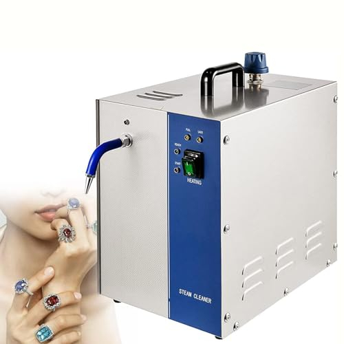 2L/4L Stainless Steel Jewelry Steam Cleaner - Gold and Silver Cleaning Machine, 135℃ Steam Temp, Goldsmith Equipment for Home & Industrial Use - 110V