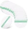 50 Pack Sensor Covers Compatible with Freestyle Libre 1/2, Breathable Waterproof Transparent Blue CGM Sensor Patches, Strong Stick Glucose Monitor Patch Without Glue in The Center (Green)