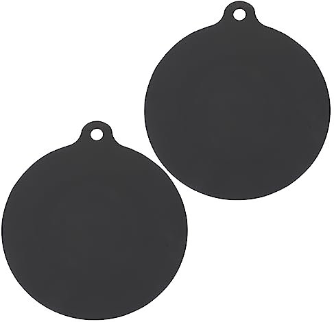 WATIIFUFU 2st Induktionsherd Silikonmatte Kochfeld Ölbeständige Arbeitsplattenmatte Kochgeschirr Luftkocher Ofen Wärmeisolierte Matte Herdplatte Kochen Kochmatte Black Silikon Fiberglas