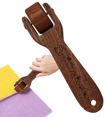 Sewing Seam Roller, Wood Seam Presser, Seam Presser Tool, Fabric Printing Roller, Wooden Sewing Seams Presser for Fabric and Wallpaper, Versatile Seams Roller Tool for Crafting