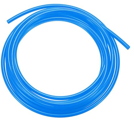 sourcing map Pneumatic Tubing Pipe Pu Hose 8mm OD x 5mm ID 5 Meters(16.4 FT) Air Compressor PU Polyurethane Line Hose Tube for Air Compressor Water Fluid Transfer, Blue