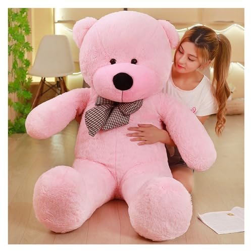 KUKUShining Orsacchiotto Gigante Morbido, Peluche Giocattolo Relax Confortevole Decorazione Casa Adorabile Regalo Perfetto Bambine Ragazze(Pink,100cm/39.4in)
