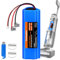 4500mAh/21,6V Nass-Trockensauger Akku für Tineco Floor One S3, Tineco One s3, Tineco S3, Ersatzakku für Tineco Floor One S2 Batterie Lange laufzeit (1 Akku + 1 Pinsel + 3M-Klebeband)