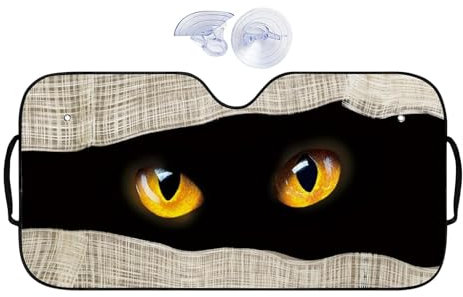 Parasol de ojos para parabrisas de coche,Visera de ojos para parabrisas de coche | Protector solar para parabrisas de coche | Cubierta para parasol de parabrisas con bloque UV para ventana delantera d