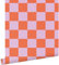 papier peint à damier lilas violet et orange 53 cm x 10.05 m - ESTAhome