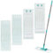 Zeripikfoasp 4 Pièces Serpillères de Rechange, Housses de Rechange Compatibles avec Leifheit Profi XL Micro Duo / Profi XL Cotton Plus Mop, Chiffon en Microfibre avec Poils Spéciaux pour Tous Les Sols