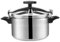 Generisch Canner à pression en aluminium avec valve sûre 4 l Batterie de cuisine longue capacité avec induction en conserve avec poignées anti-calcaire
