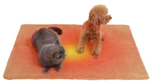 Wärmepad für Katzen, Heizmatte für den Winter, für Haustiere | Thermalpad für Haustiere im Innen- und Außenbereich, Kuschelbett