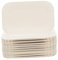 SECFOU Heavy Duty Paper Plates Cake Serving Tray Cupcake Tray Small Paper Plates Cake Display Boards White