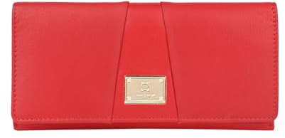 Laura Biagiotti Damen Geldbörse aus Echtem Leder, Geräumig mit Geschenkbox