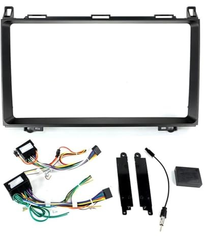 LTQSIV Stereo Panel Frame Car Radio Frame For B200 9inch Bezel Frame Dashboard Mounting Panel Frame Cable Canbus Protocol Box Complete Set