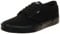Vans Mens Size 6.5, Atwood Sneaker Triple Black Canvas Lace Up Shoes, Low Top Men's Trainers, Lightweight Old Skool Sneakers Skate Shoes (6.5 UK)