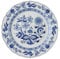 Hutschenreuther Blau Zwiebelmuster Platzteller m. Fahne 31 cm