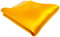 TigerTie gewebtes Designer Satin Seideneinstecktuch in gelb goldgelb Uni einfarbig - Pochette 30 x 30 cm - Einstecktuch 100% reine Seide