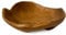 Darthome Ltd Teak Root Round Bowl 40cm Rustic Kitchen Food Hand Carved Wood Fruit Snack Table